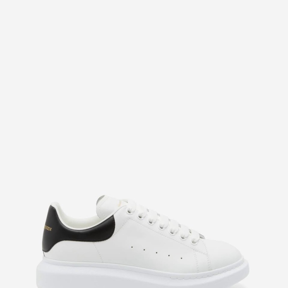 Alexander McQueen White and Black Sneakers